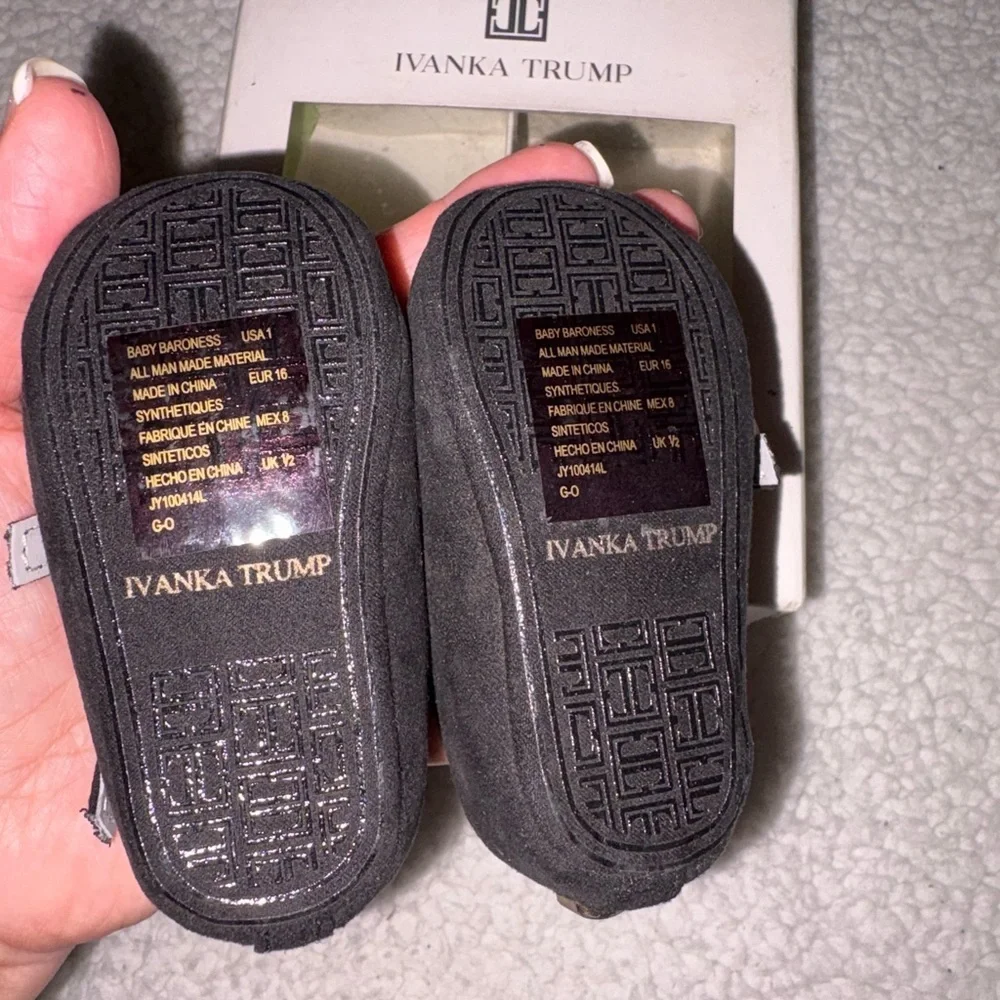 Ivanka Trump Baby Baroness shoes size 1 six weeks to three months NEW WITH BOX